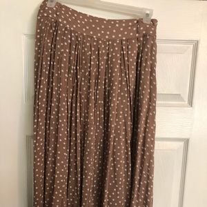 Polka Dot High Waisted Skirt